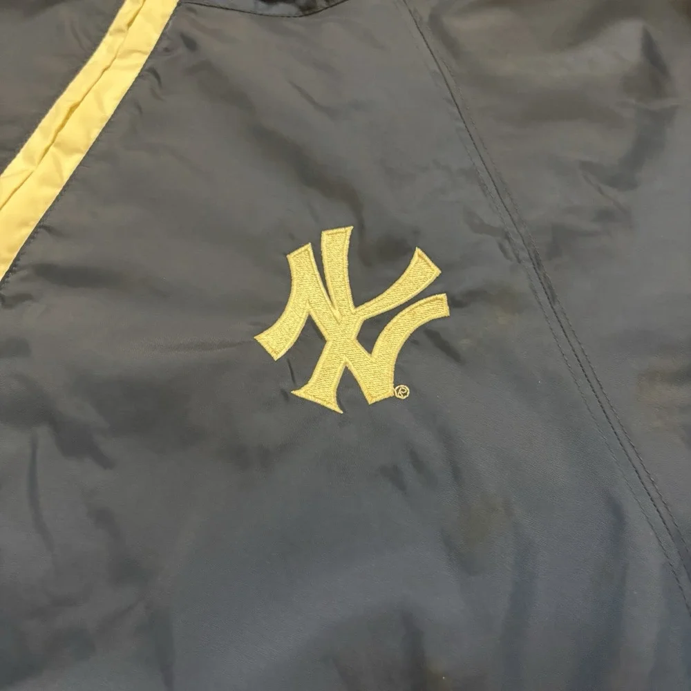 Vintage Adidas New York Yankees Track Jacket Windbreaker Varsity Bomber NY Large